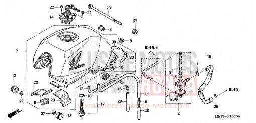 FUEL TANK CBF5004 de 2004